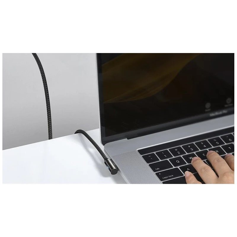 Baseus Elbow Fast Charging Data Cable Type-C to Type-C 100W 1m Black
