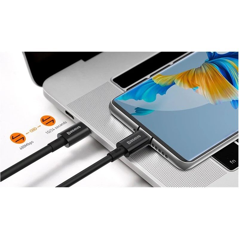 Baseus Fast Charging Data Cable Type-C to Type-C 100W Baseus Fast Charging Data Cable Type-C to Type-C 100W