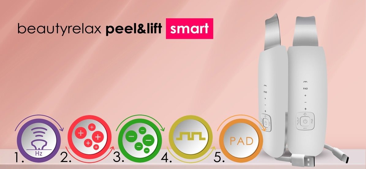Kosmetická ultrazvuková špachtle BeautyRelax Peel&lift Smart
