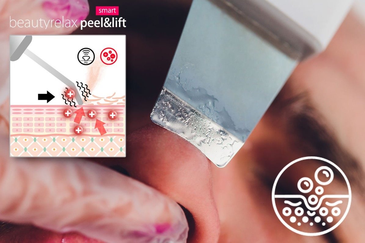 Kosmetická ultrazvuková špachtle BeautyRelax Peel&lift Smart