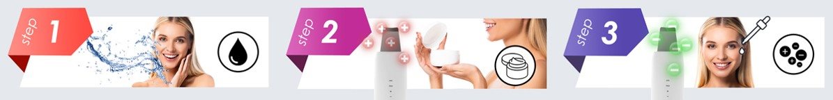 Kosmetická ultrazvuková špachtle BeautyRelax Peel&lift Smart