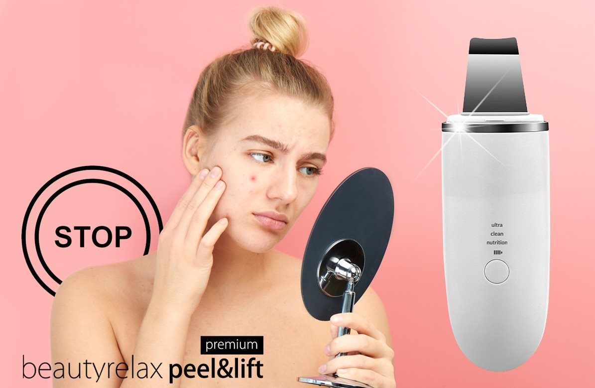 Kosmetická ultrazvuková špachtle BeautyRelax Peel&lift Premium 