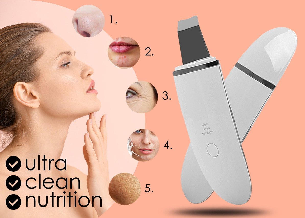 Kosmetická ultrazvuková špachtle BeautyRelax Peel&lift Premium 