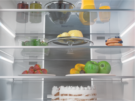 Vestavná lednice BEKO BCNA275E4SN s mrazákem dole
