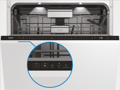 BEKO DIS35020 slimline integrated dishwasher