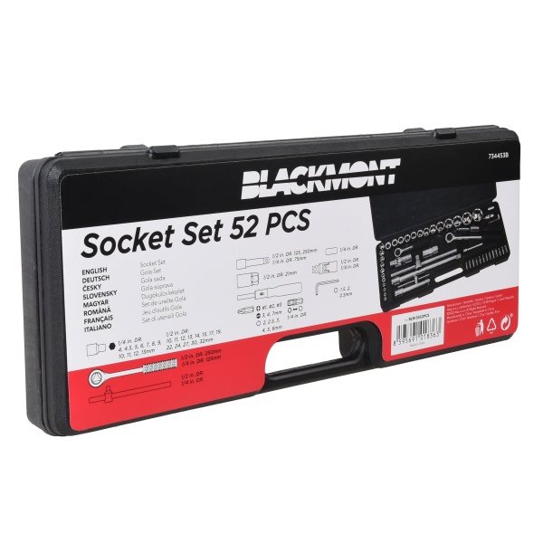 BLACKMONT Socket Set, 52pcs BLACKMONT Socket Set, 52pcs