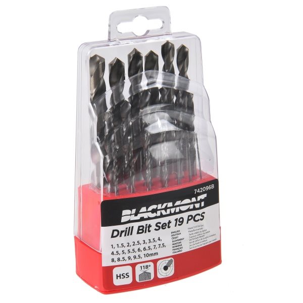 BLACKMONT Drill Bit Set 19PCS