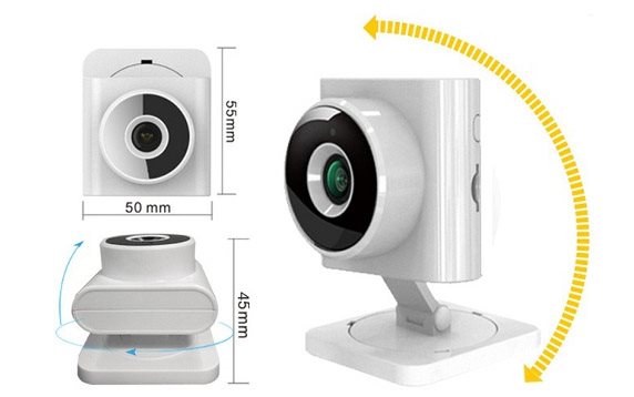 Možnost nastavení úhlu pohledu BML Safe View HD IP Camera
