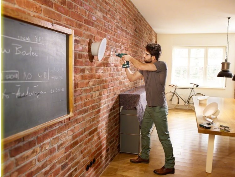 For drilling into a brick wall Akuvrtačka Akuvrtačka BOSCH PSB 18 LI-2 pro vrtání do cihlové zdi