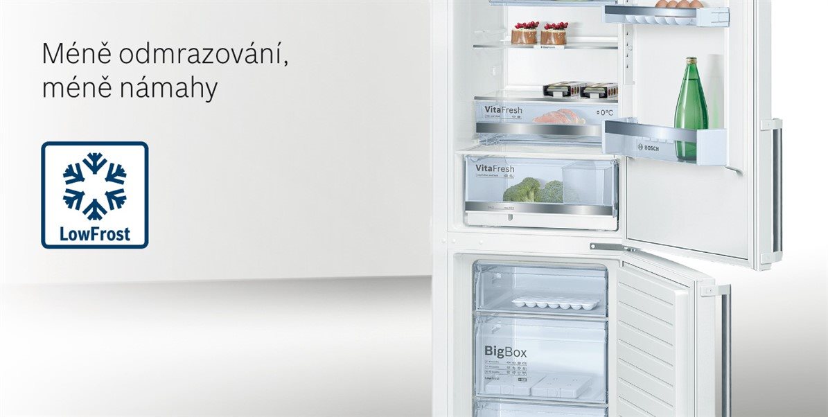 Kombinovaná chladnička BOSCH KGE36ALCA