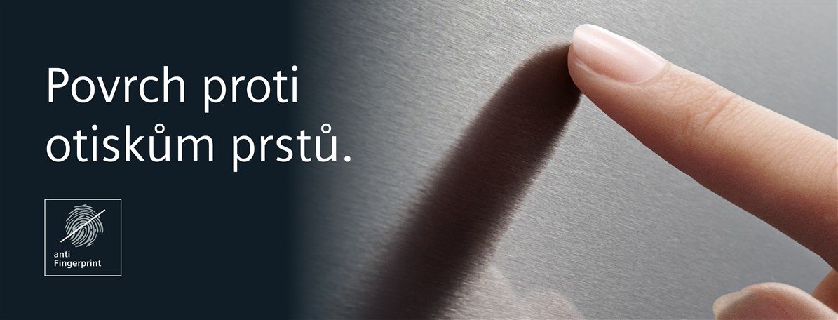 Kombinovaná chladnička SIEMENS KG39NXXDA povrch antiFingerprint