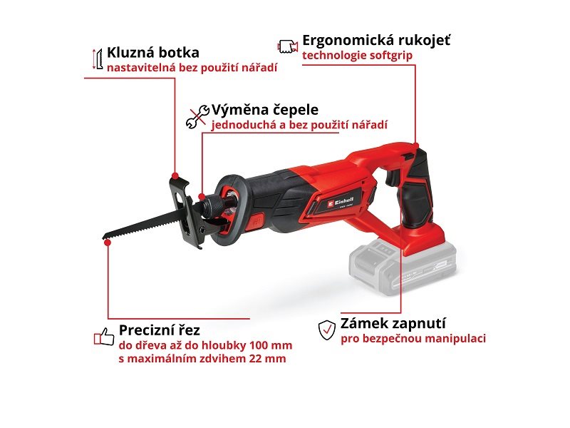 Tail saw Einhell TE-AP 18 Li-Solo