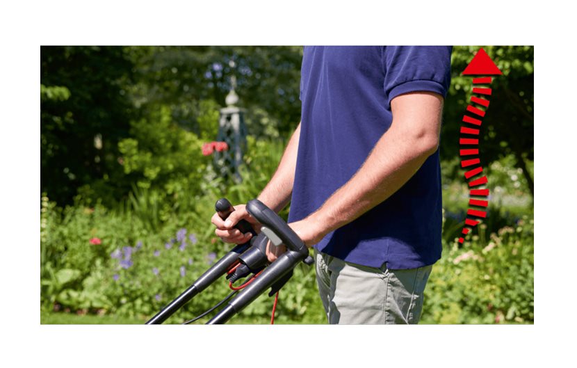 Healthy and comfortable mowing