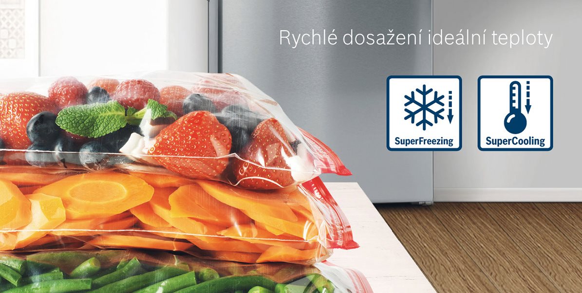BOSCH GSN58VW30 Funkce SuperMrazení