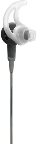 Detail měniče a náušníku sluchátek BOSE SoundSport In-Ear Apple Device energy green