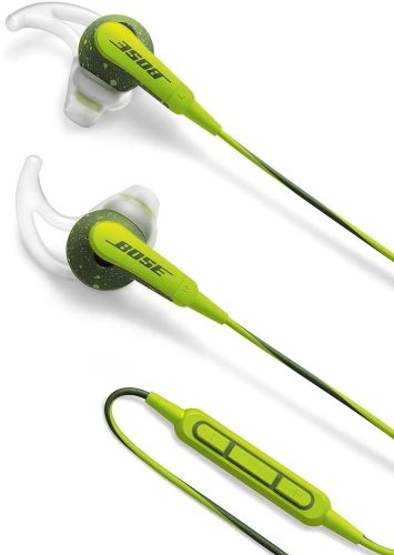 Inline control elements Ovládací prvky na kabelu sluchátek BOSE SoundSport In-Ear Apple Device energy green