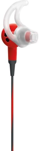 Driver and proprietary tip Detail měniče a náušníku sluchátek BOSE SoundSport In-Ear Apple Device energy green