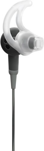 Detail měniče a náušníku sluchátek BOSE SoundSport In-Ear Apple Device charcoal black