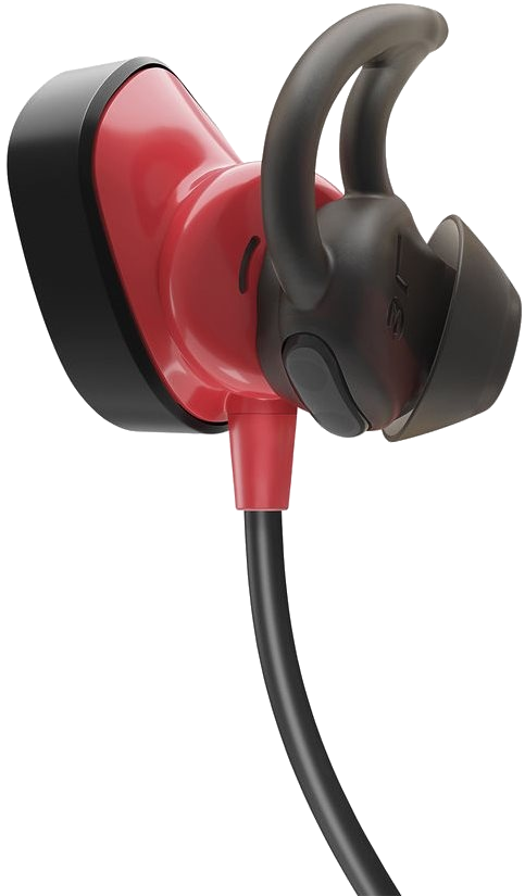 Detail měniče sluchátek BOSE SoundSport Wireless Pulse Red