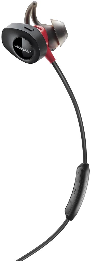 Sluchátka BOSE SoundSport Wireless Pulse Red a dálkový ovladač hlasitosti