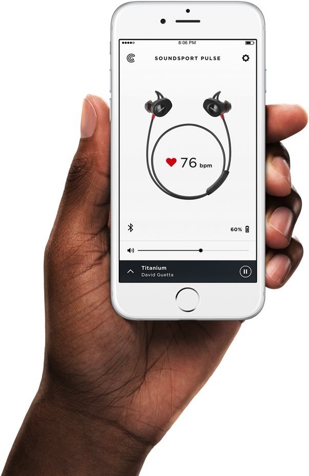 Mobilní aplikace pro sluchátka BOSE SoundSport Wireless Pulse Red