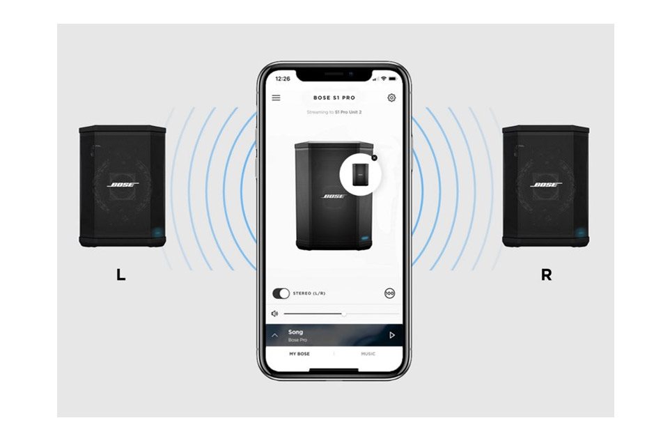 Bose S1 Pro Bose Connect Handy-App