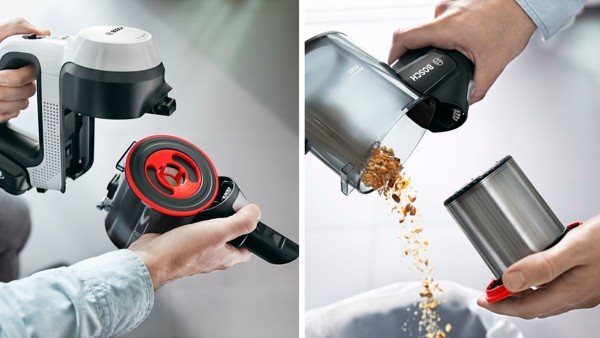 Tyčový vysávač Bosch BBS711W aku, 2v1