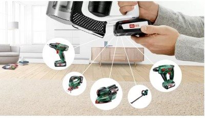 Tyčový aku vysávač Bosch BBS812PCK 