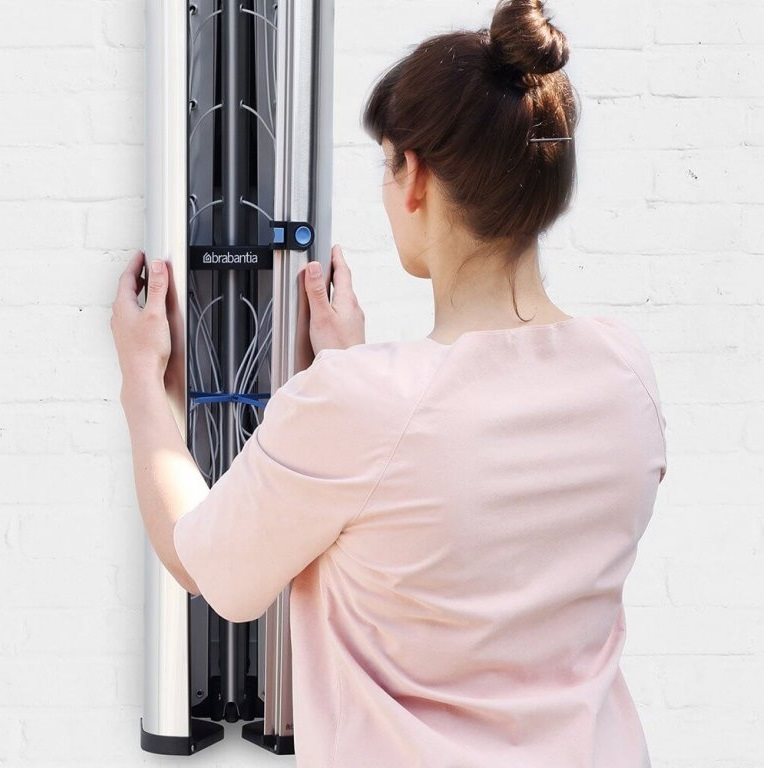 Brabantia WallFix Wall-Mounted Clothes Airer