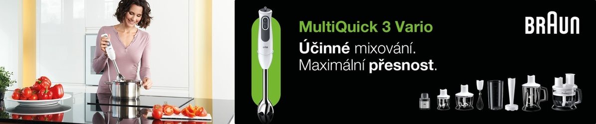 Tyčový mixér Braun MultiQuick 3 MQ3137 WH Sauce+