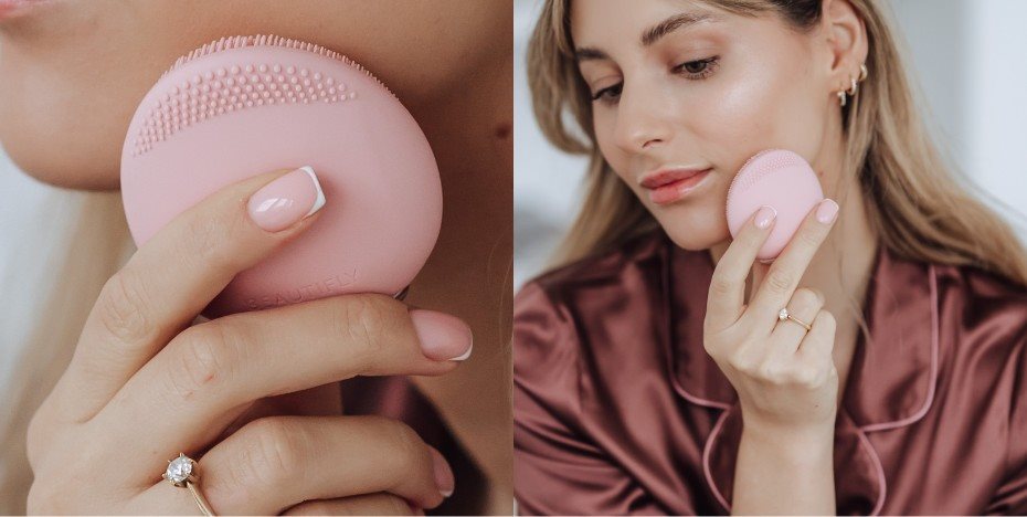 Čistiaca kefka na pleť Beautifly B-Pure Blush
