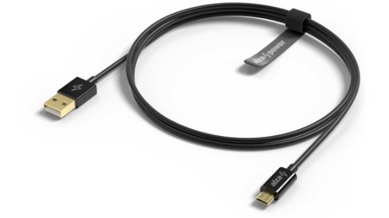 Set AlzaPower Smart Charger 2.1A schwarz + Core Micro USB 1m schwarz