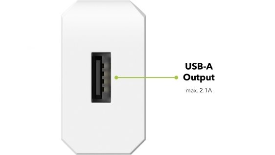 Set AlzaPower Smart Ladegerät 2.1A weiß + Core Micro USB 1m weiß