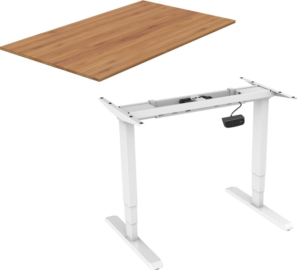 AlzaErgo Table ET1 NewGen bílý + deska TTE-01