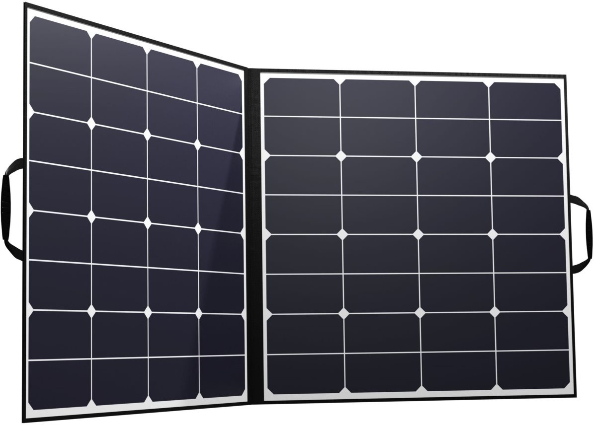 Nabíjecí stanice AlzaPower Station PS450 + Solar panel MAX-E 100W