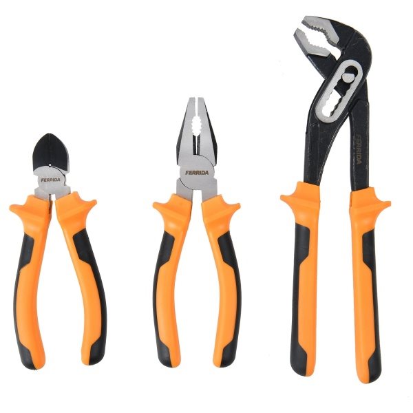 FERRIDA Tool Box 33cm + Screwdrivers Set, 6pcs + Pliers Set, 3pcs FERRIDA Tool Box 33cm + Screwdrivers Set, 6pcs + Pliers Set, 3pcs