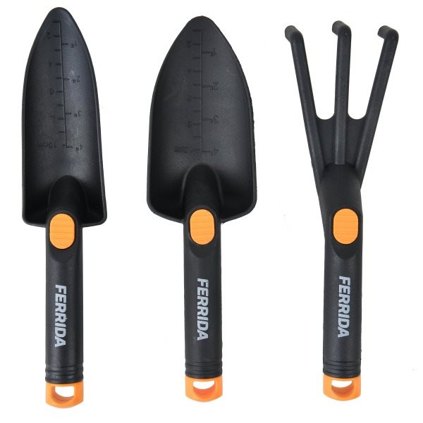 FERRIDA Tool Box 40.8cm + Multi Spray 7 + B-Pruner + Grass Shears + Garden Tools Set 3pcs