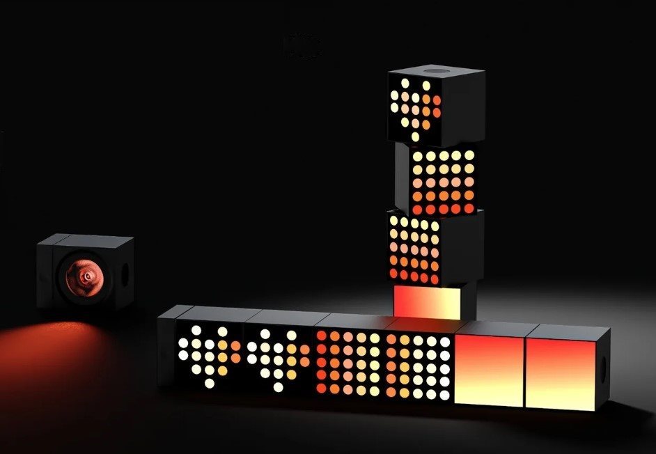 LED-Leuchte YEELIGHT Cube Smart Lamp - Musik-Kit