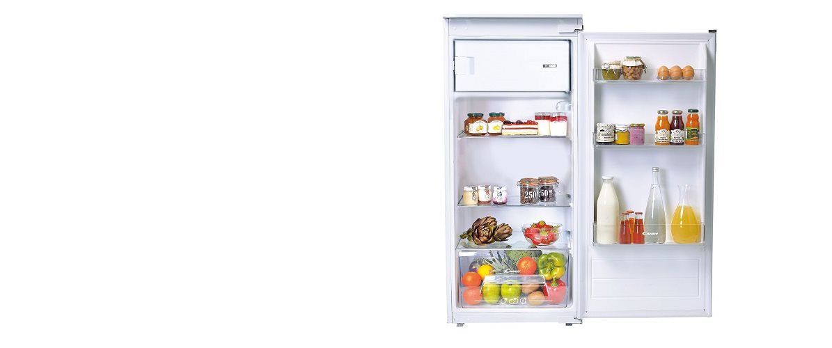 Built-in fridge CANDY CIO 225 EE/N with top freezer