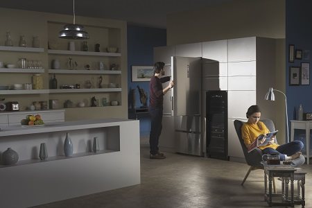 Chladnička HAIER A3FE742CMJ(EE) s mrazničkou dole