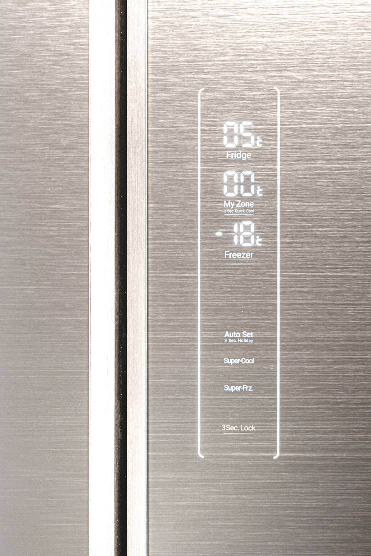 Americká lednice HAIER HTF-508DGS7 s mrazákem dole Americká lednice HAIER HTF-508DGS7 s mrazákem dole
