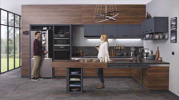 Americká lednice HAIER HTF-508DGS7 s mrazákem dole Americká lednice HAIER HTF-508DGS7 s mrazákem dole