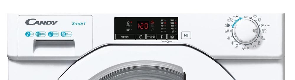 Vestavná automatická pračka Candy CBW 27D1E-S s předním plněním