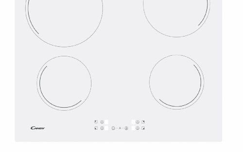 CANDY CH64CCW ceramic hob