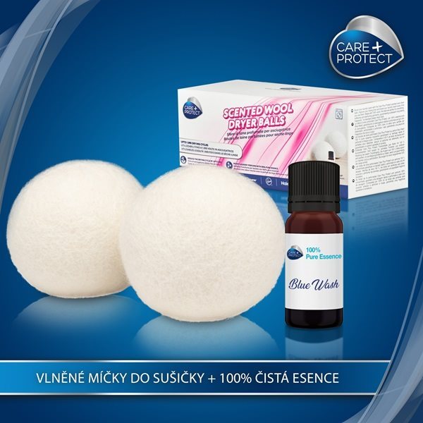 Míčky do sušičky CARE + PROTECT Vlněné míčky do sušičky s parfémem