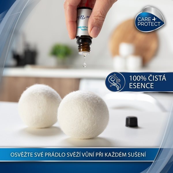 Míčky do sušičky CARE + PROTECT Vlněné míčky do sušičky s parfémem