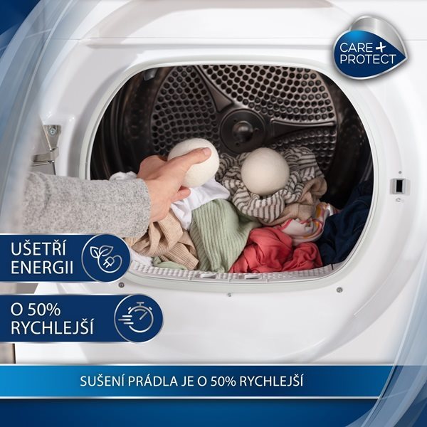 Míčky do sušičky CARE + PROTECT Vlněné míčky do sušičky s parfémem
