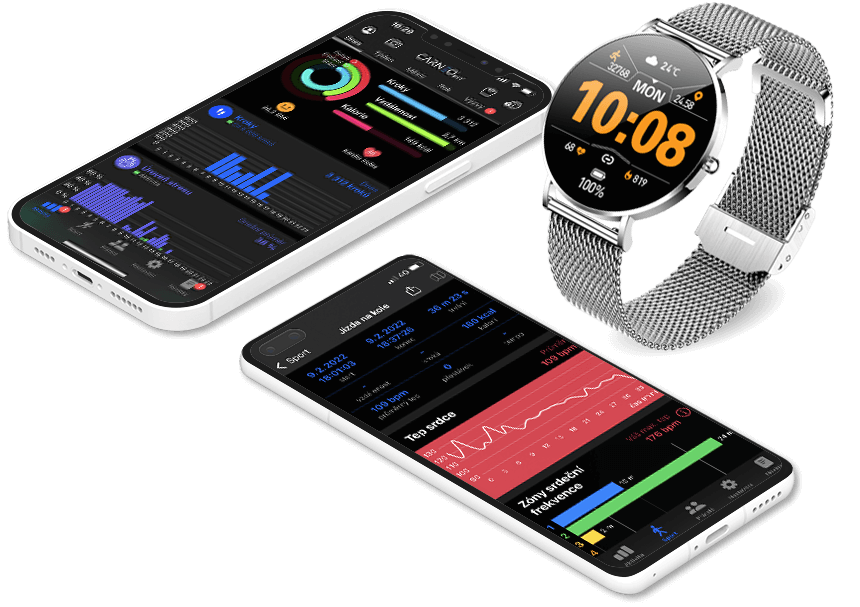 Inteligentné hodinky CARNEO Phoenix HR+
