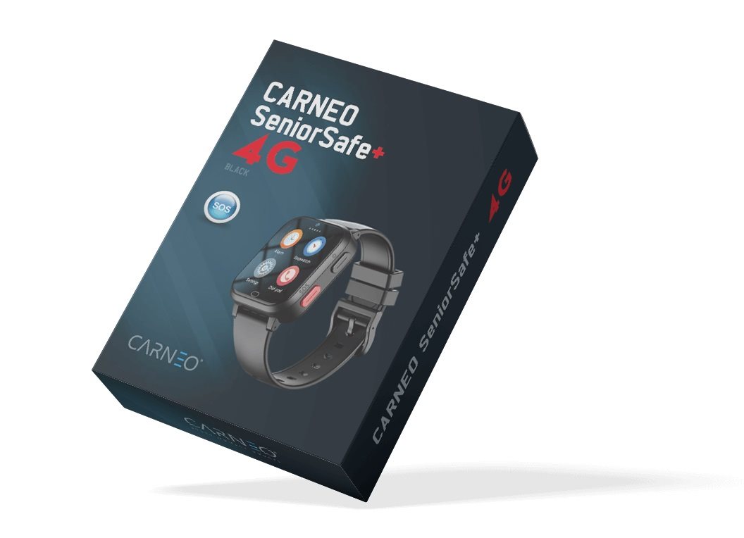 Smart hodinky pre seniorov CARNEO SeniorSafe+ 4G