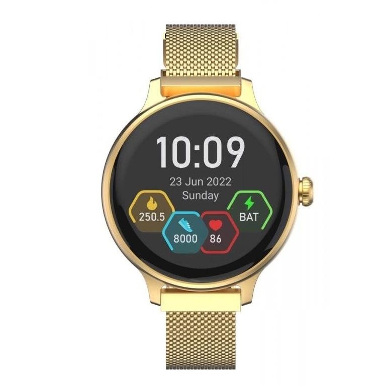 Dámske smart hodinky CARNEO Hero mini HR+ gold